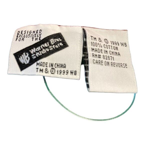 Tweety Bird Apron “Happy Holidays”Red and Green Baking Apron Warner Brothers 99 - Picture 5 of 5